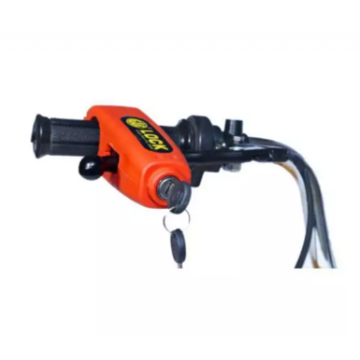 Universal Motorcycle Lock Motorbike Scooter Handlebar Safety Lock Brake Throttle Grip anti theft Protection Security Lock